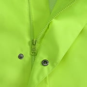 Men's Rain Suit High Visibility Reflective Work Rain Jacket Pants for All Sport Farm Fishing Motorcycle with Eye-Catching Reflective Strip, Durable Rain Gear M-3XL