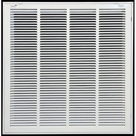 Steel Return Air Filter Grill for 1 Filter Removable Face