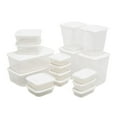 thumbnail image 3 of Cajas de pan de 17 Uds., soporte para mantener , contenedor de pan, cajas herméticas transparentes para pasteles, recipientes para Blanco perfecl Contenedor de pan, 3 of 8
