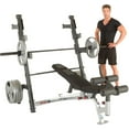 thumbnail image 6 of FITNESS REALITY X-Class Olympic Weight Bench with Detachable Leg Hold-Down, 6 of 23
