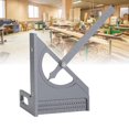thumbnail image 1 of Regla De Medición De ángulo Múltiple 3D, Transportador Cuadrado De Carpintería De aleación De Aluminio Con Puntero De Mitad Redondo, Regla De ángulo De Carpintería 3D Para, 1 of 7