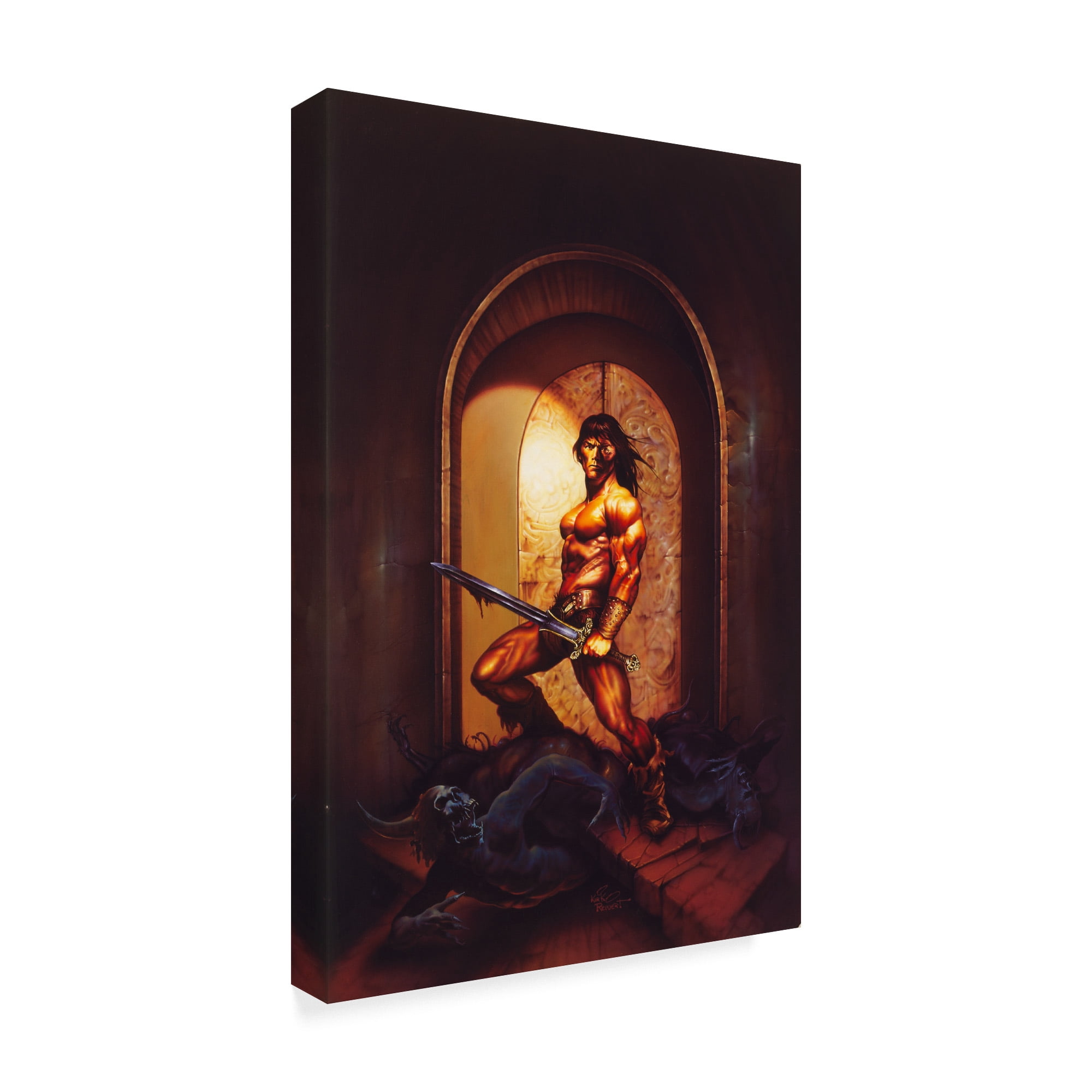 Trademark Fine Art 'The Guardian' Canvas Art by Kirk Reinert