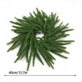thumbnail image 6 of Yesbay Artificial Pineneedle Wreath Candle Ring Christmas Candle Holder Garland Wedding Party Festival Decoration, 6 of 8