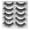 E, variant on 5 Pairs Natural Looking False Eyelashes Layered for Everyday Glamour and Enhanced Volume