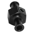 thumbnail image 4 of Manomètre de Carburant Adaptateur T, Connecteur de Raccord NPT de Haute Résistance 1/8 Po Longue Durabilité Universelle pour l'Automobile Noir, Rouge, 4 of 8