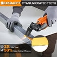 thumbnail image 3 of Juego de cuchillas oscilantes EXKRAEFT 110 PCS Titanium Universal, 3 of 8