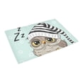 thumbnail image 3 of MKHERT Sleeping Cute Owl Doormat Rug Home Decor Floor Mat Bath Mat 23.6x15.7 inch, 3 of 3