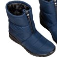 thumbnail image 2 of Zapatos De Nieve De Tobillo Botas de nieve forradas de piel, Botas de nieve para tobillo, mujeres acogedoras de talla grande para actividades al aire libre Wdftyju Tenis De Mujer Tenis De Hombre, 2 of 8