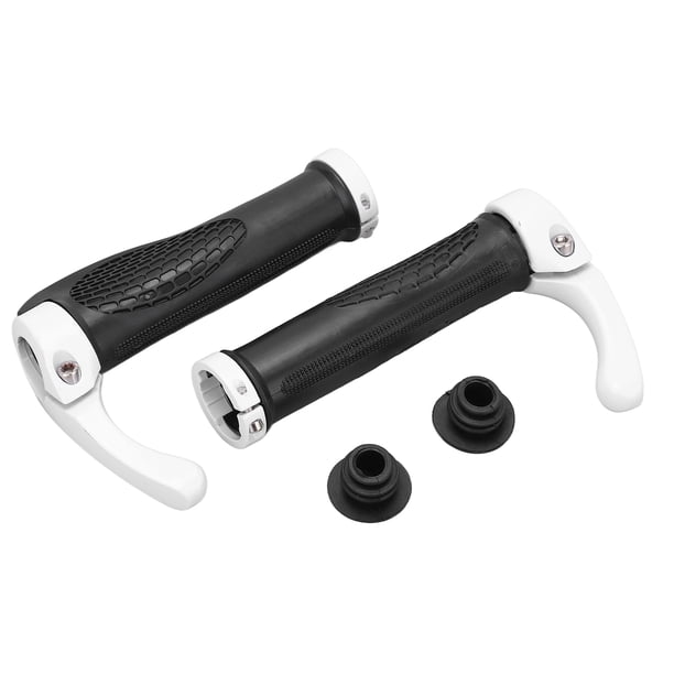 Empuñaduras Antideslizantes, 1 Par De Empuñaduras Ergonómicas Para Manillar De Bicicleta De Alta Resistencia A La Fricción Con Tapón De Goma Para Ciclismo