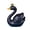 Black, variant on Grandest Birch Couple Lovers Swan Mini Craft Home Garden Bonsai Decor Landscape Ornament Gift Swan Design Home Decor Mini Ornament