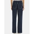 thumbnail image 3 of No Boundaries High Rise Baggy Wide Leg Jeans, 30" Inseam, Women’s and Women's Plus, 3 of 4