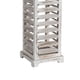 thumbnail image 4 of Juego de 2 faroles Benzara para velas, madera y metal, color blanco, 4 of 6
