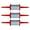 Red, variant on Yihuala Professional Kites Flying Spool 150Meter Reinforced Line Weather Construction Mountain Use Kites Reel 3PCS