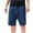 Dark Blue, variant on SBYOJLPB Men's Jeans Shorts Classic Loose Casual Wear with Pockets Denim Shorts