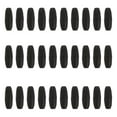 thumbnail image 1 of Connecteurs de Baril Perles Noirs Hommes Occasions Multiples 60 Paires, 1 of 8