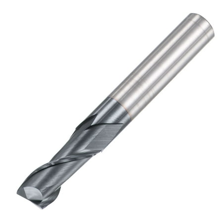 

Uxcell 8mm Dia 8mm Shank 60mm Length HRC45 Carbide AlTiN Coated 2 Flute Square Nose End Mill