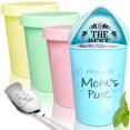 thumbnail image 1 of Recipientes para helado KOYAIRE Pint 480 ml (16 oz), paquete de 4 con tapas, 1 of 5
