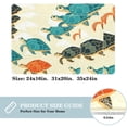 thumbnail image 2 of Turtle Non-Slip Polyester Indoor Floor Carpet Rug - Machine Washable Door Rugs, 2 of 6