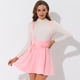 thumbnail image 2 of INSPIRE CHIC Faldas Con Tirantes De Cintura Alta Para Mujer Con Cordones Y Minifalda Con Tirantes Rosa M, 2 of 5