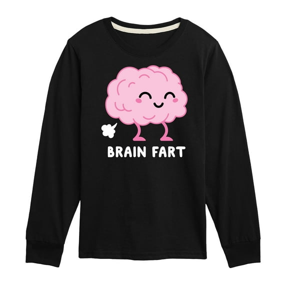 Instant Message - Brain Fart - Toddler & Youth Long Sleeve Graphic T-Shirt