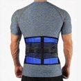 thumbnail image 1 of Cinturón de soporte lumbar de nailon azul SML Xl Xxl Xxxl Xxxxl Cinturón corrector de postura para la espalda y la cintura para aliviar el dolor, 1 of 3