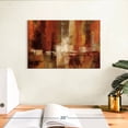thumbnail image 3 of Elephant Stock Castanets Wall Art - Horizontal Canvas Wall Art - Living Room Wall Decor - Abstract Canvas - Brown And Red Decor By Silvia Vassileva - 12" x 8", 3 of 8
