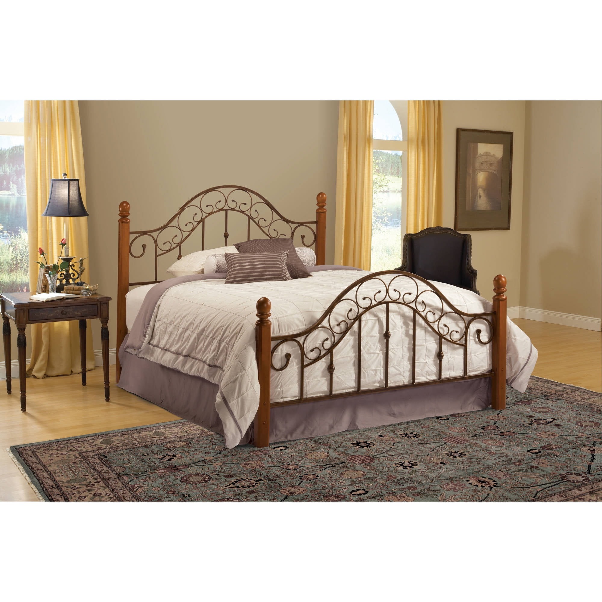 Hillsdale Furniture San Marco King Bed with Bedframe