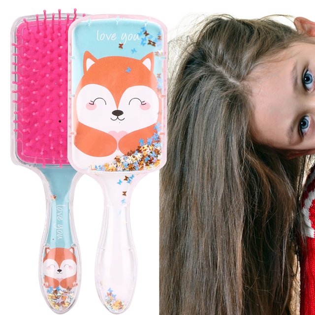Peine de peluquería BuyWeek peine de lentejuelas de dibujos animados para niños probado profesionalmente
