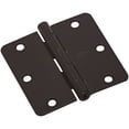 thumbnail image 1 of Bisagra para puerta National Hardware, bronce frotado con aceite, 3,5 cm, paquete de 5, 1 of 5