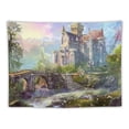 thumbnail image 5 of Nawypu Beautiful Castle Backdrop Tapestry,Washable Dreamy Princess Castle Tapestry,Blue Sky Backgrounds for Kids Family Fairy Tale Princess and Prince Entertainment Birthday Party, 5 of 6