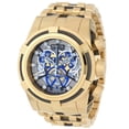 thumbnail image 4 of Invicta Men's 13758 Bolt Zeus Silver Skeleton Dial Gold Plated Steel Chronograph Dive Watch, 4 of 5