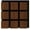 Brown, variant on 18mm Square Acoustic Wall Panel 24" Long x 24" Wide - Natural