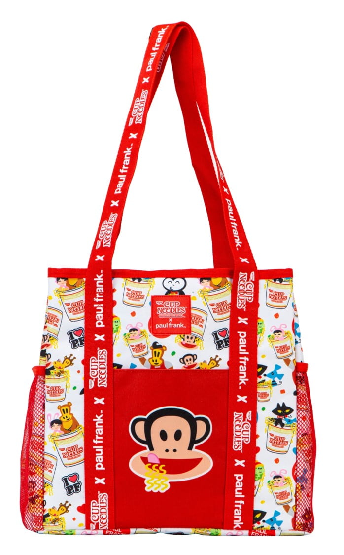 Paul Frank x Cup Noodles Tote Bag (6”W x 11”H x 13”D)