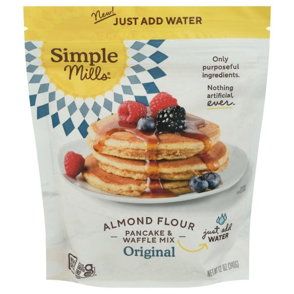 Simple Mills Just Add Water Almond Flour Pancake Waffle Mix Gluten Free Good For Breakfast Nutrient Dense 12oz Pack Of 1 Walmart Com Simple Mills Just Add Water Almond Flour Pancake Waffle Mix Gluten Free Good For Breakfast Nutrient Dense 12oz Pack Of 1 Walmart Com