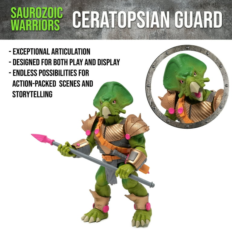 Boss Fight Studio Saurozoic Warrior Ceratopsian Guard Futuristic
