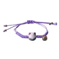 thumbnail image 5 of Mightlink Wrist Bracelet Ceramic Cat Decor Small Bell Hand Made Adjustable Ornamental Decorate Temperament Braided Rope Charms String Bracelet for Daily Life, 5 of 7
