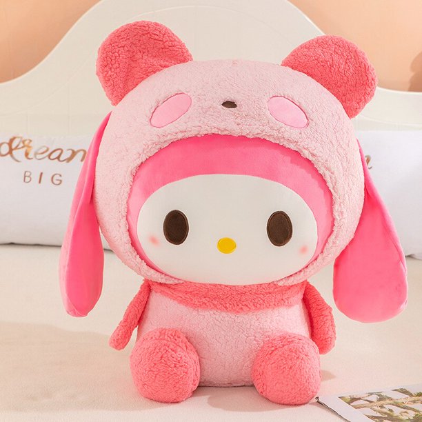 La nueva Sanrio Melody Super cómoda muñeca de juguete de felpa almohada de descanso para el almuerzo niñas y niños almohada decoración para la oficina en casa muñeca