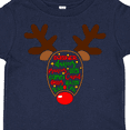 thumbnail image 4 of Inktastic Christmas Reindeer Face with Names and Red Nose Boys or Girls Toddler T-Shirt, 4 of 5