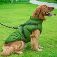 thumbnail image 3 of Pet Dog Jacket With Harness Windproof Winter Pet Dog Padded Coat Clothes, 3 of 6