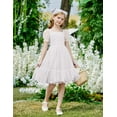 thumbnail image 5 of Arshiner Girls Tulle Dress Summer Communion Flower Girls Bridesmaid Party Tween, 5 of 7