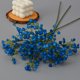 thumbnail image 1 of Xiao Hua 15 flores artificiales de aliento de bebé, ramo de gypsophila artificial de tacto real para arreglos florales de boda, fiestas, decoración del hogar (azul oscuro), 1 of 5