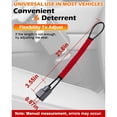 thumbnail image 2 of Ouvra Titan Car Lock, Titan Lock Steering Wheel Locks, Anti Theft Car Security Device with 3 Keys, Fits Most Vehicles, Trucks, SUVs, and Vans (1pc,Black), 2 of 7