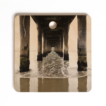 Society6 Bree Madden Manhattan Pier Square Cutting Board, 11.5" x 11.5"