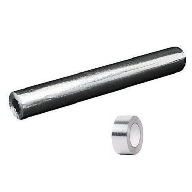 500 sqft Radiant Barrier SOLID Mylar Scrim Insulation 4x125 w/ 2" Foil