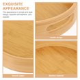 thumbnail image 5 of 1Pc Bamboo Tray Practical Food Serving Tray Household Snack Dessert Storage Tray, 5 of 5