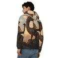 thumbnail image 4 of Honeii Sky Sunset Bronze Dragon Print Hoodies for Men, Pullover & Full Zip, Breathable Zip up Hoodie, Sweatshirt-XX-Large, 4 of 5