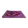 thumbnail image 2 of Ahgly Company Indoor Round Medallion Purple Traditional Area Rugs, 8' Round, 2 of 4