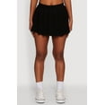 thumbnail image 3 of Womens Trendy Soft Knit Solid Pleated Skort, 3 of 5