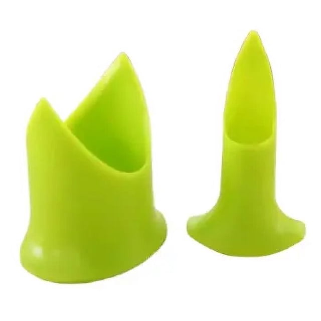 2 unids/set descorazonador de pimientos, excelente herramienta separadora para jalapeños, pimientos, pepinos, tomates, etc.
