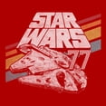 thumbnail image 2 of Mens Star Wars Retro 77 Millennium Falcon Stripes T Shirt, 2 of 5